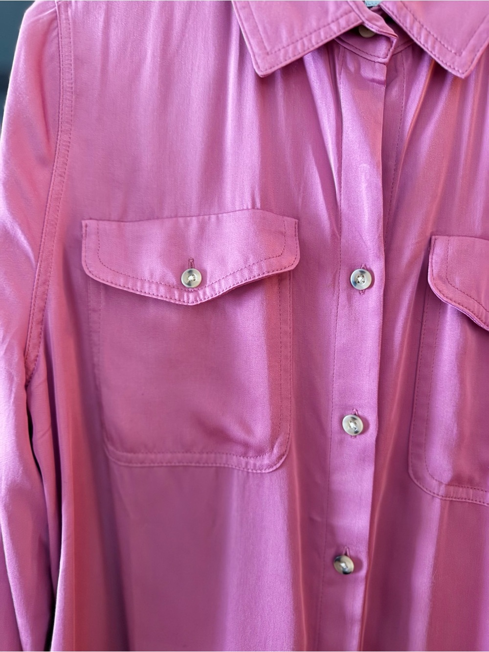 Chico's Pink Button Down Shirt